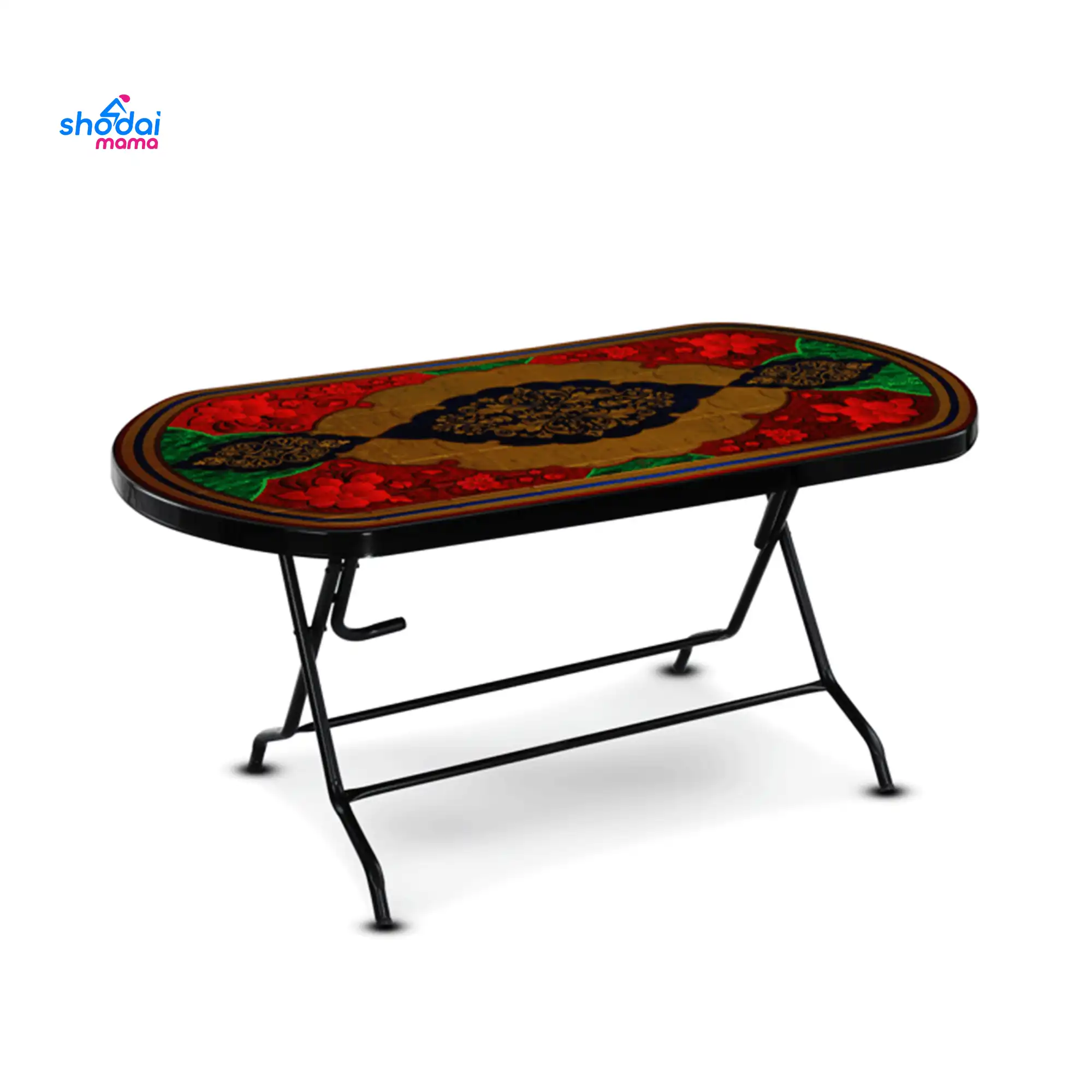 RFL Dining Table 6 Seat Semi Oval SL Print